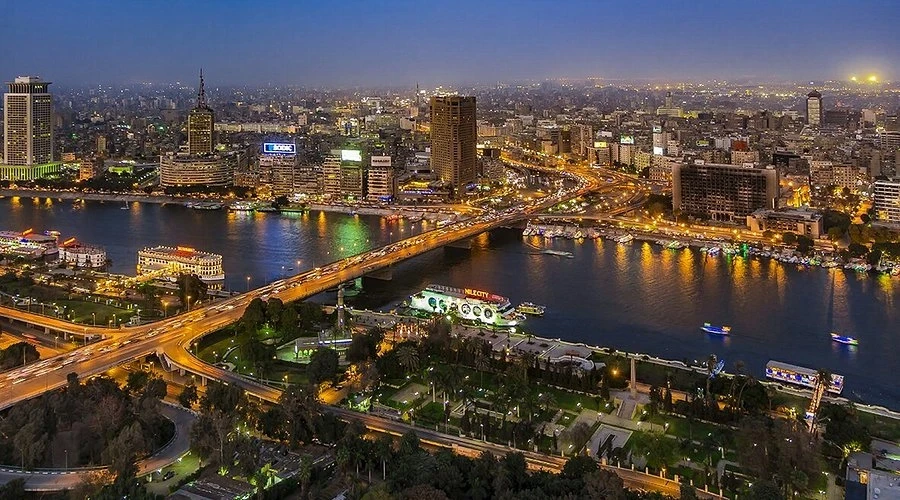 Panoramic View of Cairo Skyline