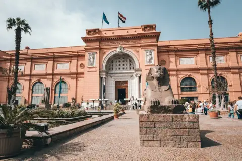 Tour to the Egyptian Museum and Coptic Cairo featuring the Egyptian Museum in Tahrir Square
