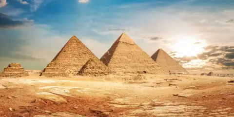 Cairo Layover Tour featuring the Giza Pyramids in Egypt