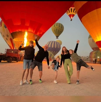 Hot air balloon in Luxor