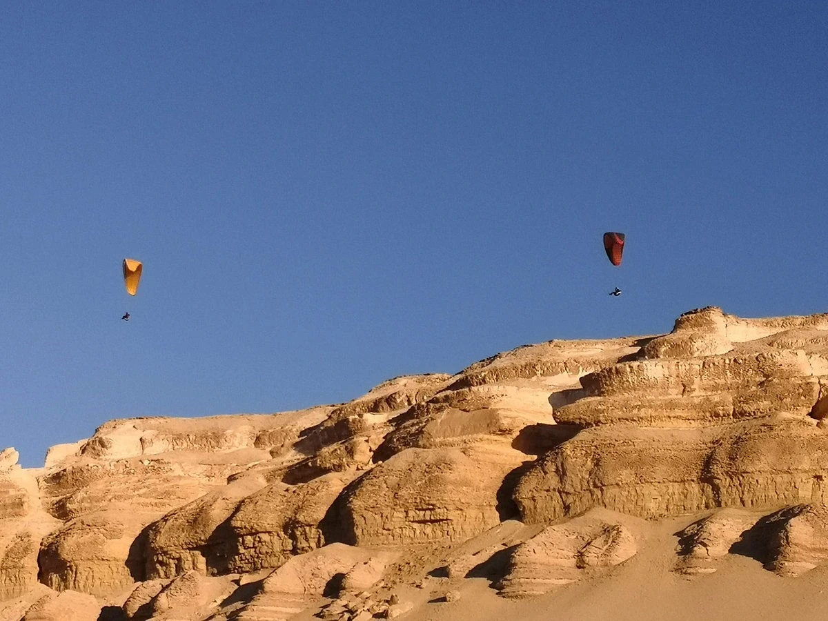 Avventura in paramotore sulle piramidi di Giza o Galala Ain El Sokhna