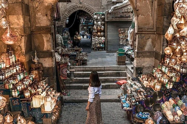 Giro dello shopping al Cairo