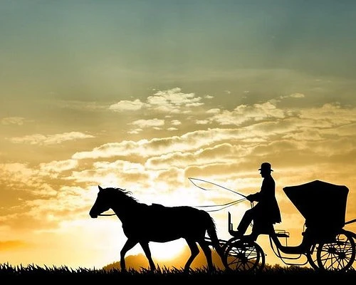 Tour notturno della città di Luxor in carrozza trainata da cavalli