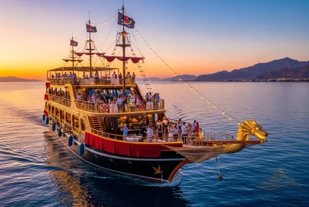 Crociera con cena in yacht a Sharm El Sheikh e spettacolo di danzatrici del ventre