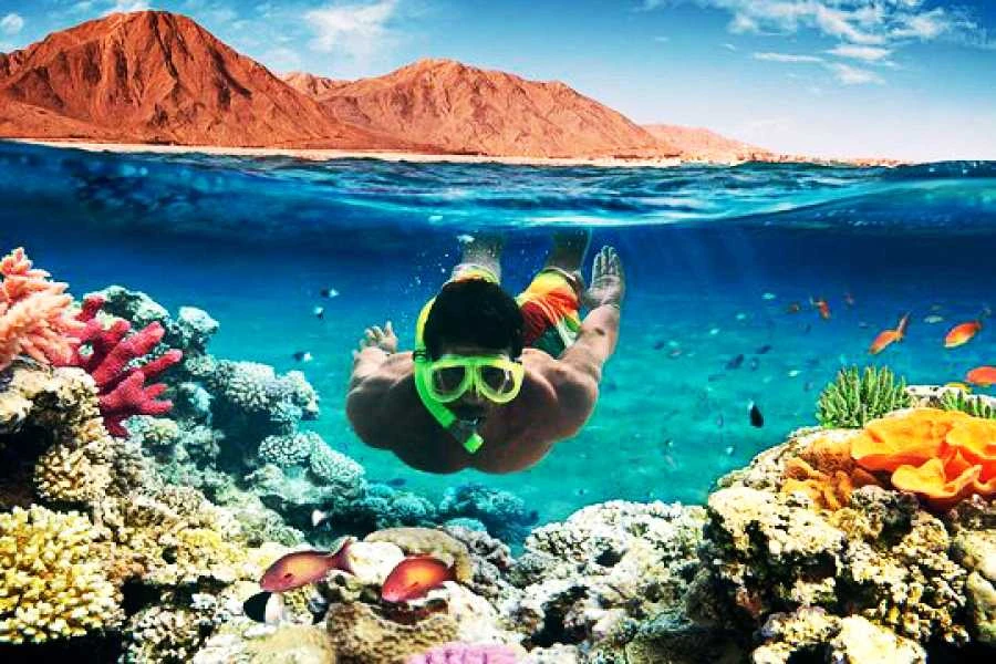 Tour di un giorno a Dahab e snorkeling al Blue Hole