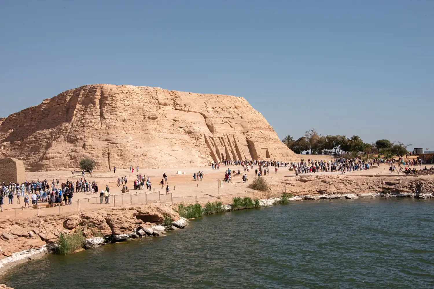 Abu Simbel temple is famous Aswan attraction