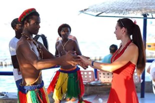 1 DAY SHARM EL SHEIKH SHORE EXCURSION SWIM AT DAY AT NIGHT DINNER ON YACHT WITH BELLY DANCER SHOW