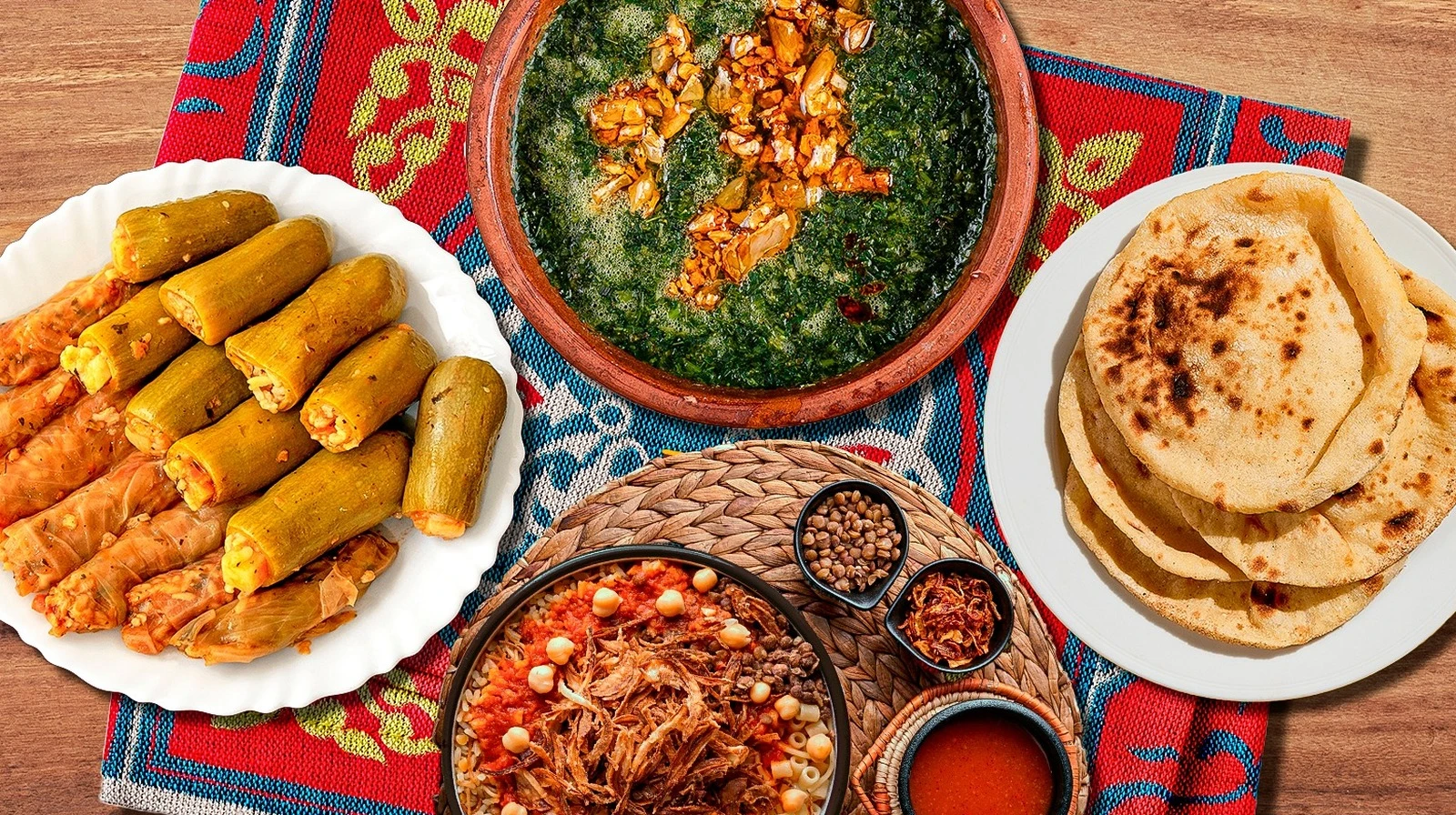 Egyptian cuisine experience with classic local flavors