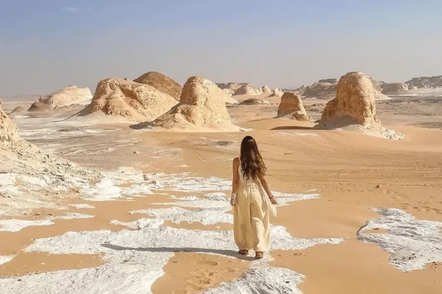 White Desert rock formations