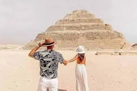 Day Tour to Giza Pyramids, Saqqara, Old Cairo, and a Nile Cruise Dinner