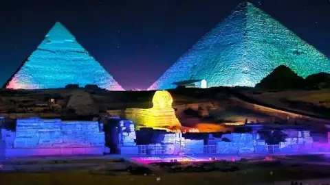 Sound & Light Show at Giza