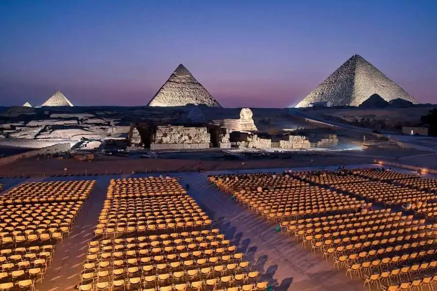 Sound & Light Show at Giza