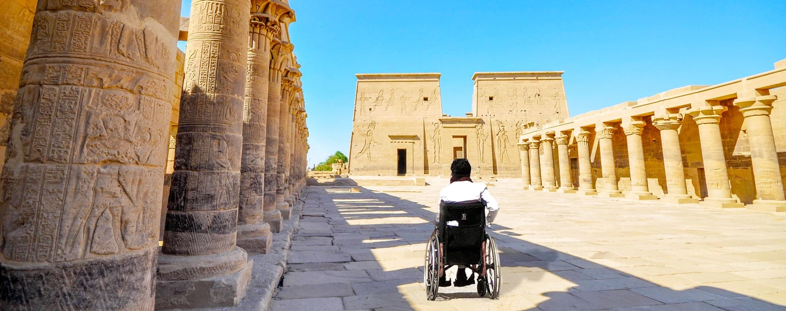 Wheelchair accessible tour of Karnak Temple