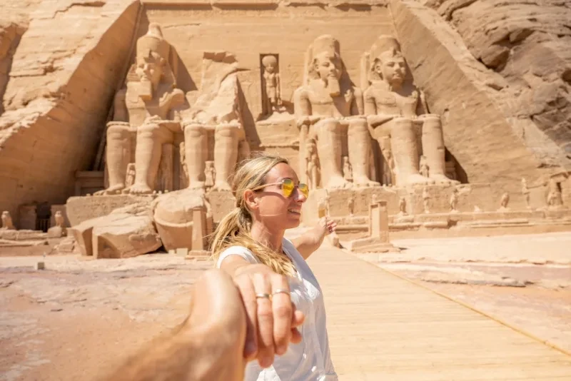 Abu Simble Temples from Aswan by Flight