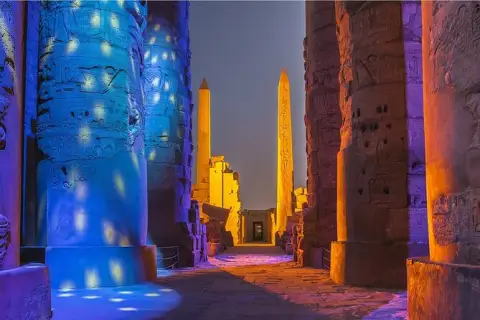 Sound and Light Show at Karnak Temple in Luxor