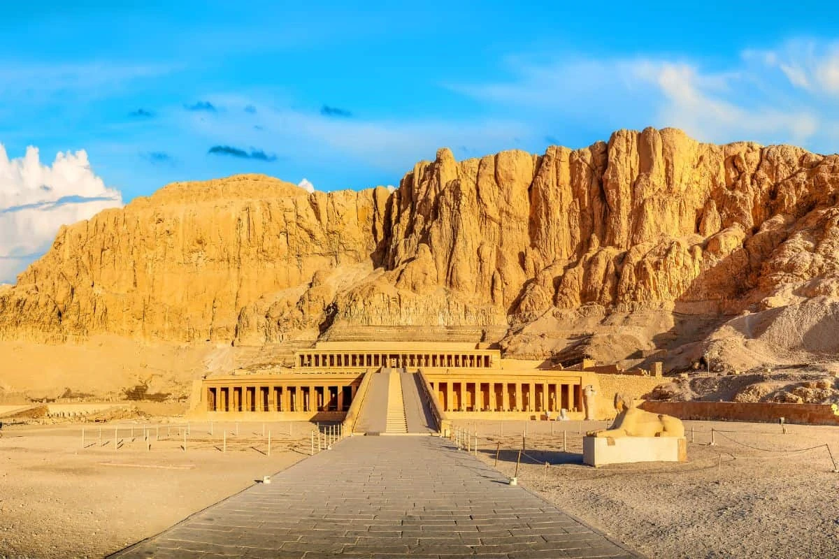 Queen Hatshepsut Temple carved into cliffs
