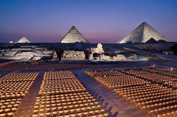 Sound & Light Show at Giza
