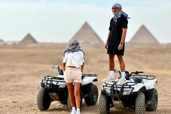 Egyptian museum of civilization and quad Bike from Alexandria