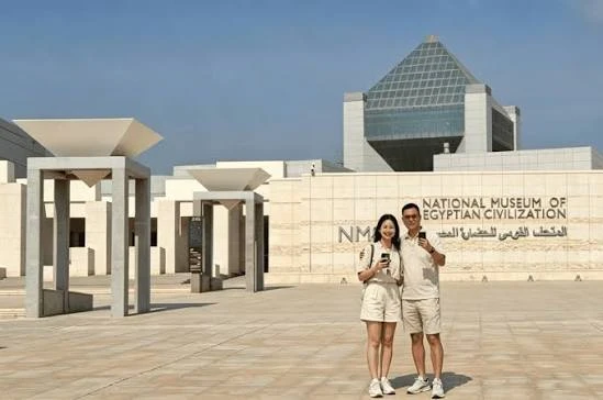 Tour to Dahshur Pyramids & National Museum of Egyptian Civilization from Alexandria port