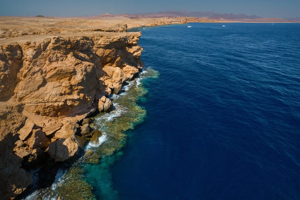 Ras Mohamed National Park with clear Red Sea waters
