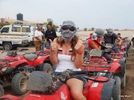Morning quad bike desert safari