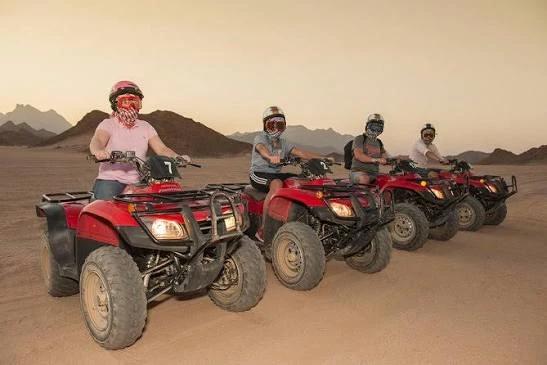 Morning quad bike desert safari