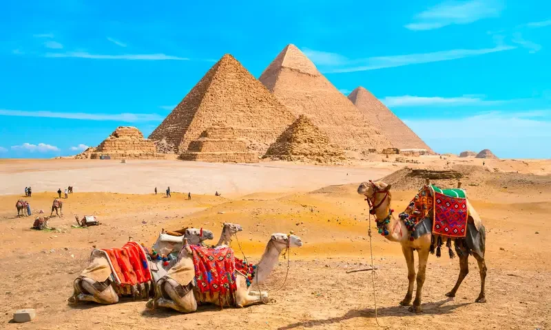 Ancient Giza Pyramids Egypt
