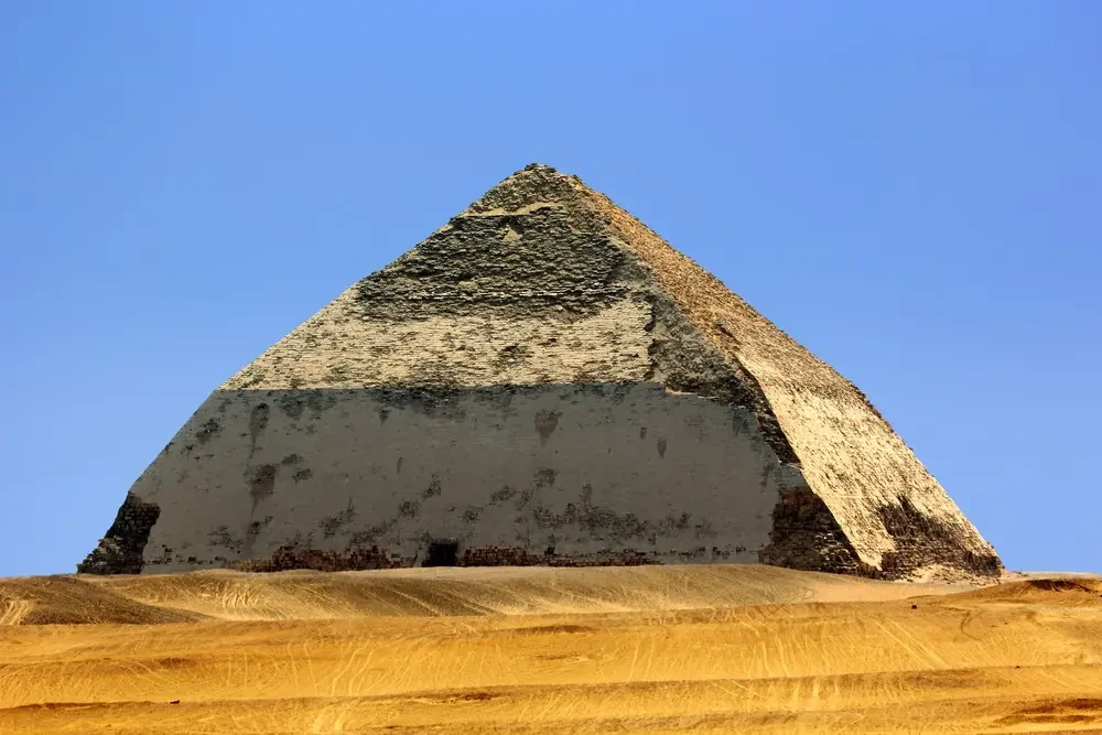 Bent Pyramid archaeological site in Egypt