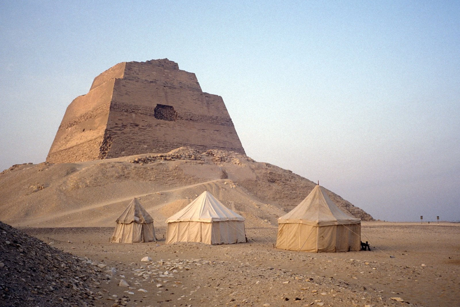 Discover Meidum Pyramid archaeological site