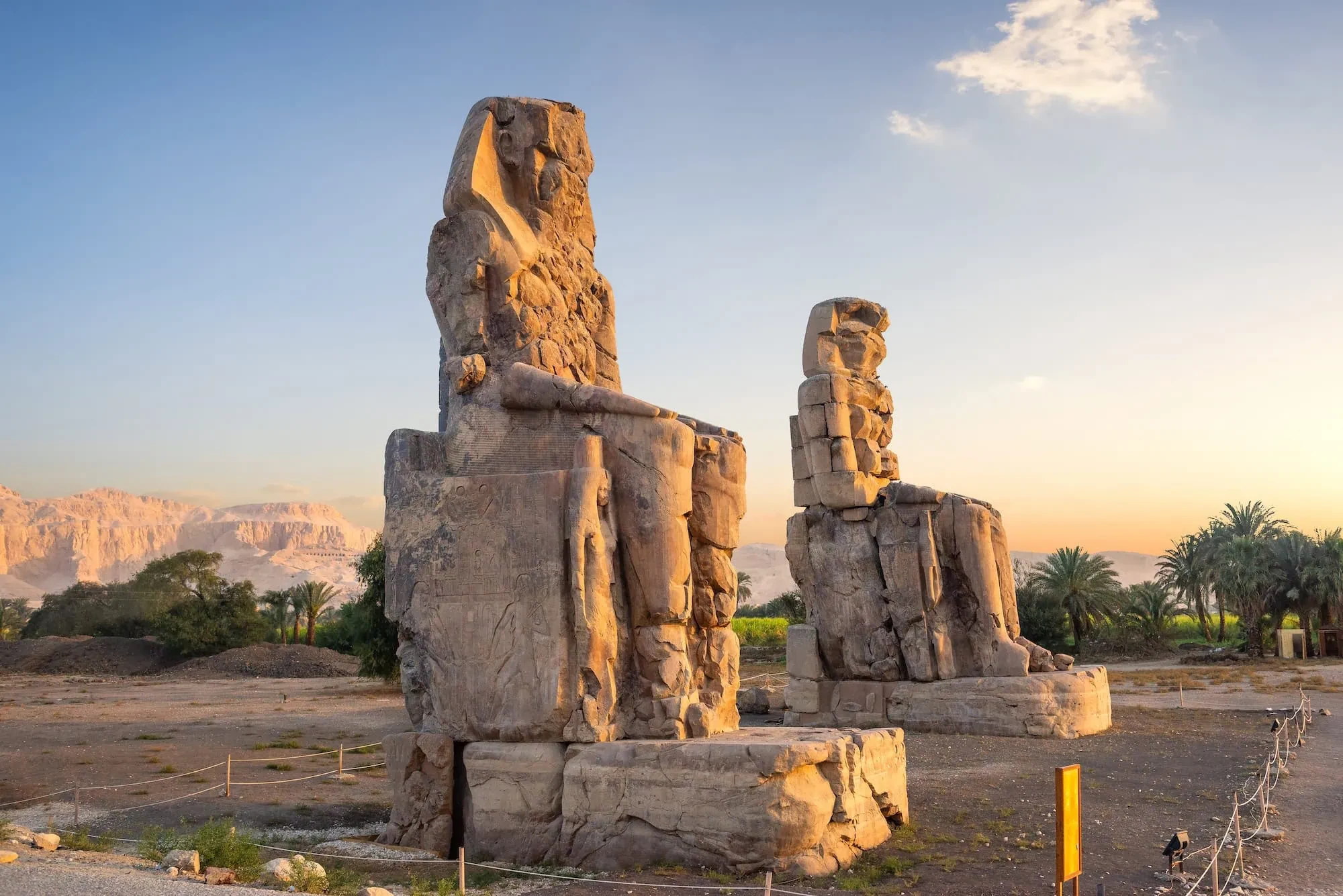 Colossi Luxor day trip from Cairo by plane