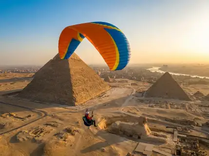 paramotor adventure in Egypt