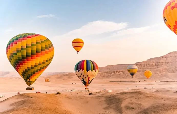 Paseo en globo aerostático en Luxor, Egipto