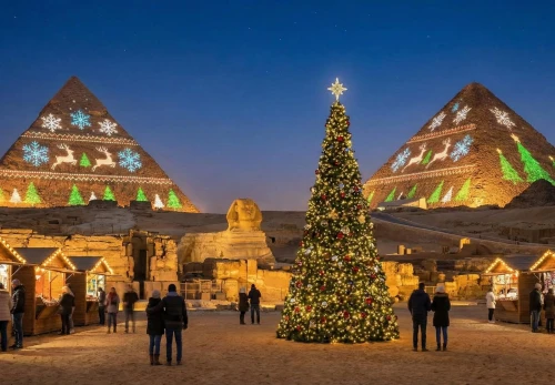 Egypt Christmas & New Year tours to the Giza Pyramids