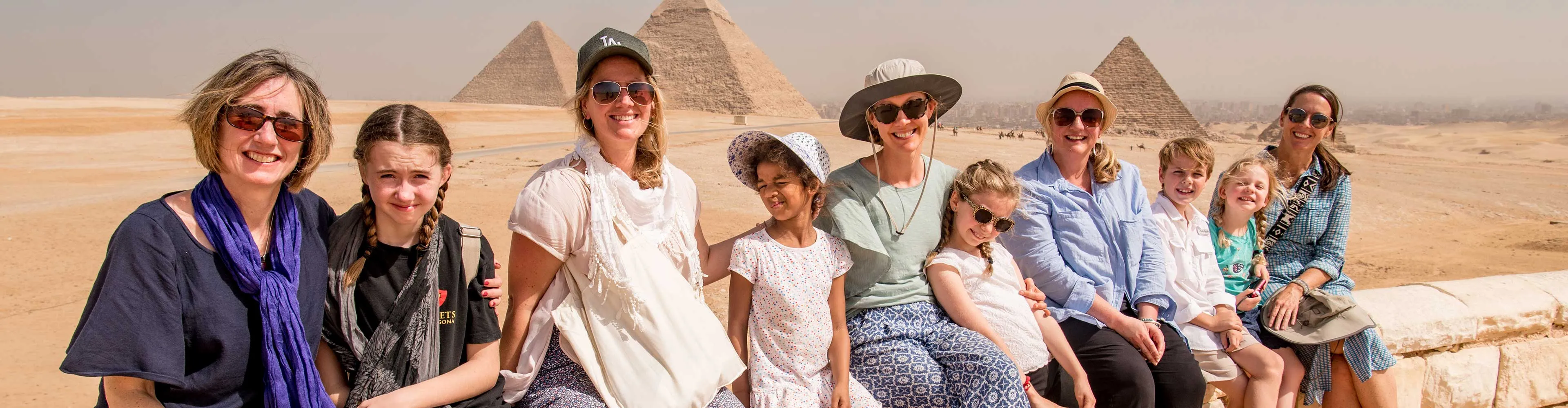 Family-friendly visits to the Giza Pyramids on Egypt Family Tours