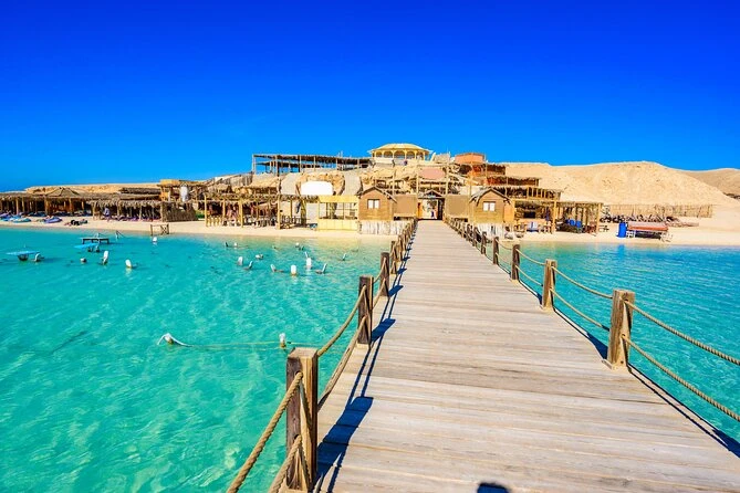 Stunning Red Sea view in Hurghada, Egypt, on a luxury tour.