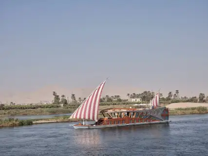 Luxury Mazaj Dahabiya Nile Cruise elegant sailing experience between Luxor and Aswan