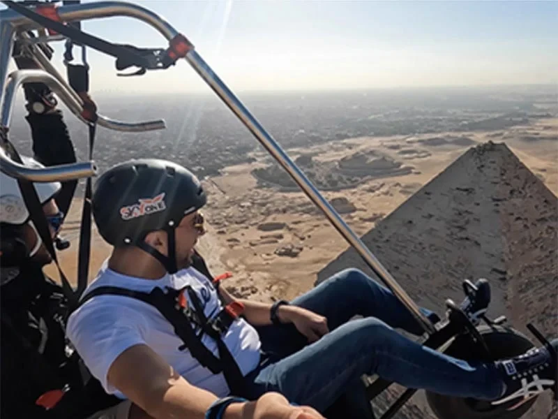 Paramotor Egypt, Pyramids of Giza or galala ain el sokhna or hurghada