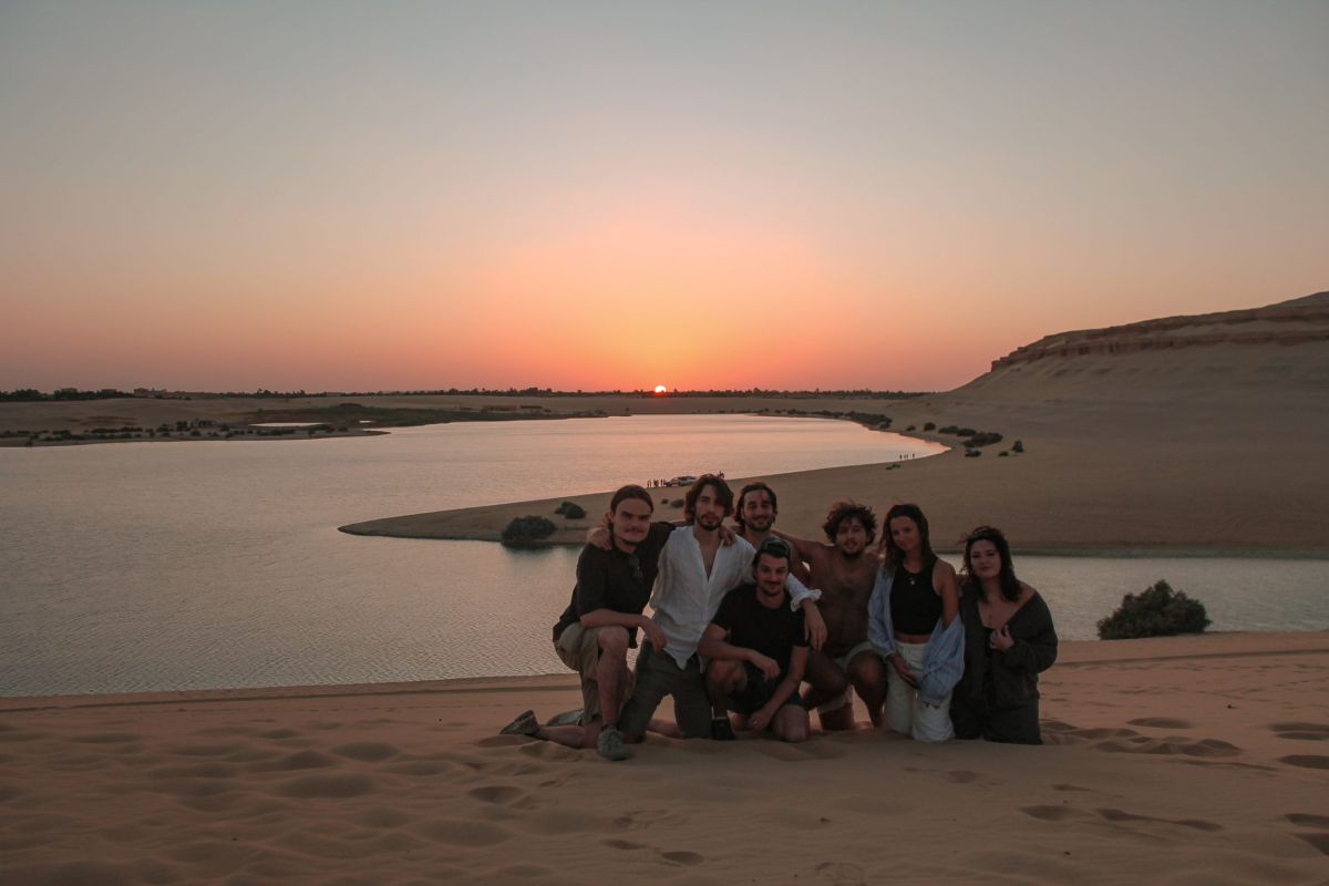Magic Lake in Fayoum Magic Lake in Fayoum