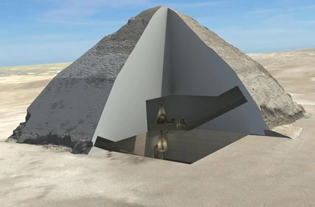 Rays Reveal secrets of Bent Pyramid